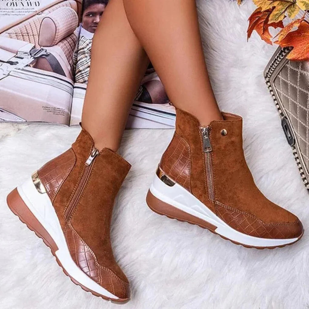 Aurélie Montclair | Wedge Comfort Ankle Boots For Women