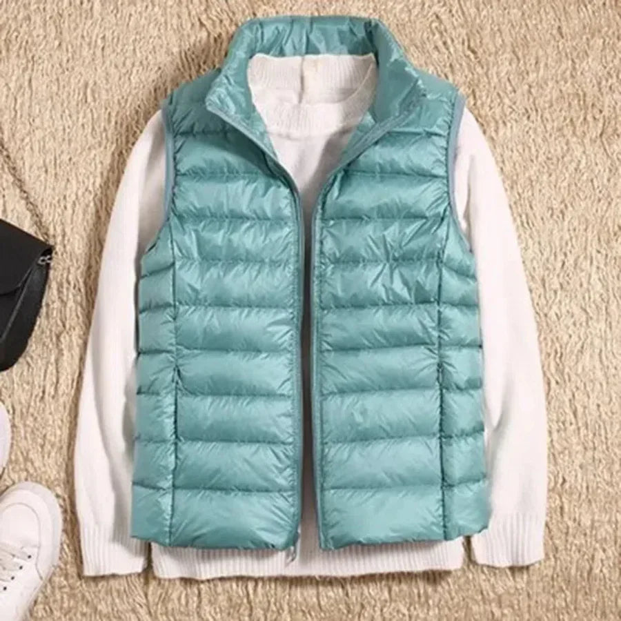 Elowen Hartwood | Lightweight Puffer Gilet with Zip
