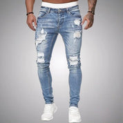 Jean skinny délavé bleu foncé, Henry Jones