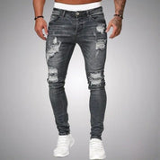 Jean skinny délavé bleu foncé, Henry Jones