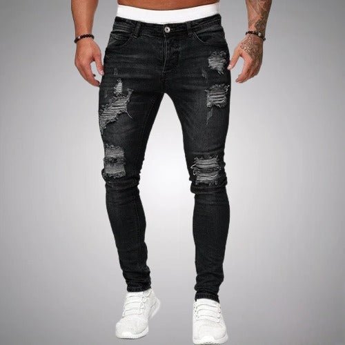 Jean skinny délavé bleu foncé, Henry Jones