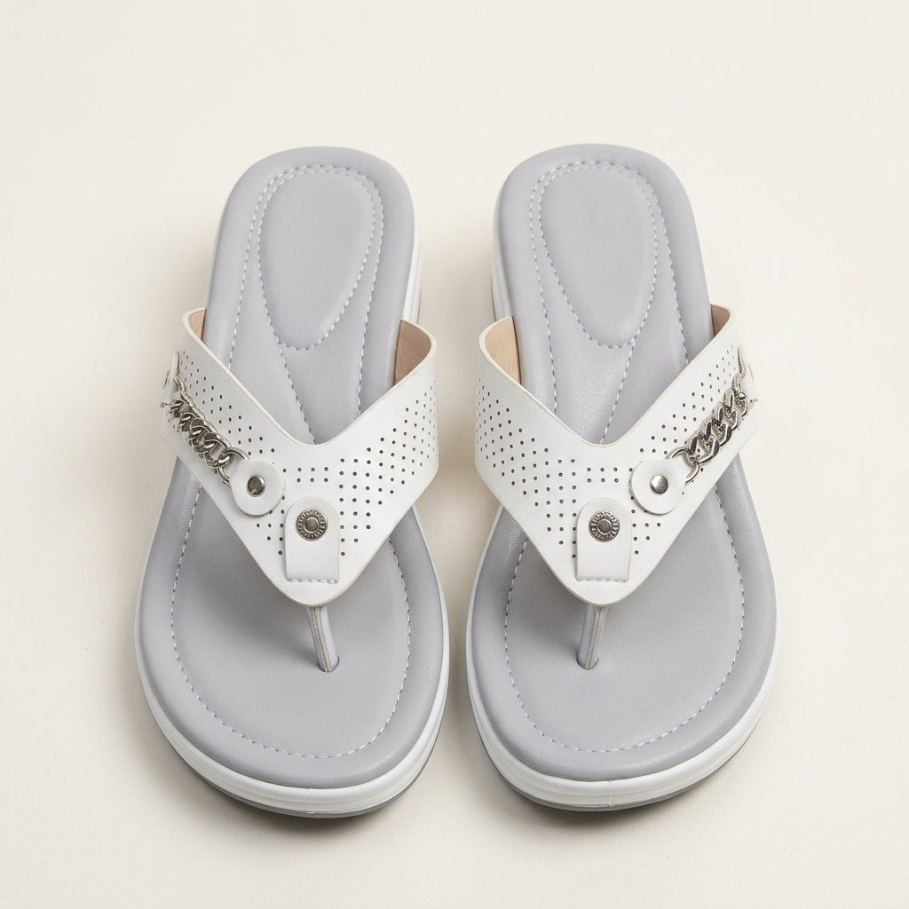 Solène Vaquerie | Tongs compensées confortables pour femme