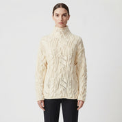 Tabitha Green | Cable Knit Turtleneck Sweater