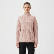 Tabitha Green | Cable Knit Turtleneck Sweater