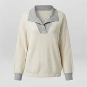 Tabitha Robinson | Ribbed Knit Collared Sweater
