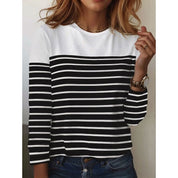 Marianne Radcliffe | Striped Long Sleeve Top