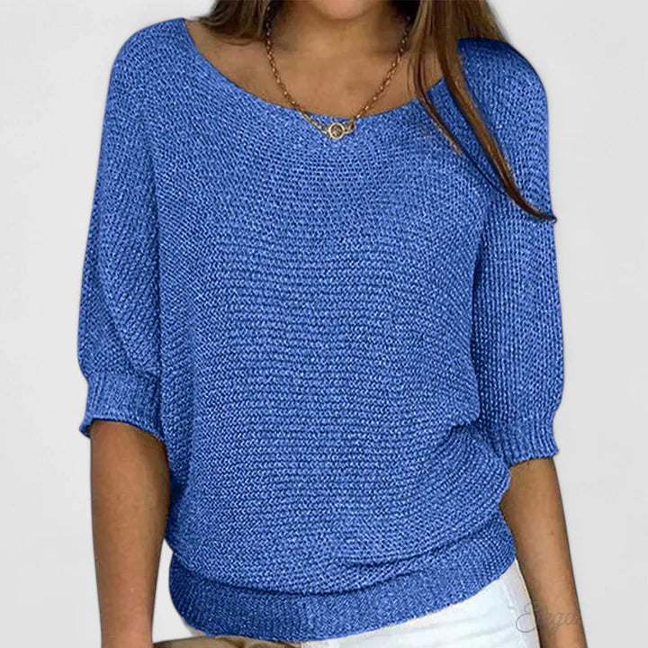 Alice Baker | Relaxed Batwing Knit Sweater