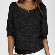 Alice Baker | Relaxed Batwing Knit Sweater