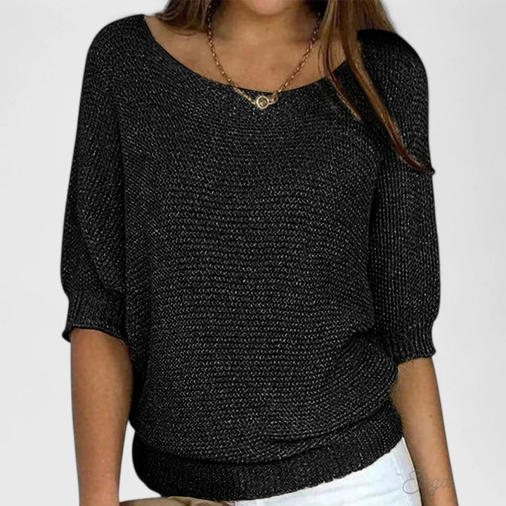 Alice Baker | Relaxed Batwing Knit Sweater