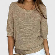 Alice Baker | Relaxed Batwing Knit Sweater