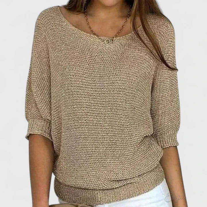 Alice Baker | Relaxed Batwing Knit Sweater
