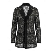 Arabella Lewis | Lace Openwork Blazer