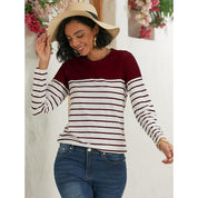 Marianne Radcliffe | Striped Long Sleeve Top