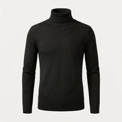 Verity Sutton | Pink Fleece-Lined Turtleneck Sweater