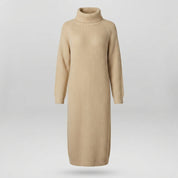 Victoria Griffiths | Turtleneck Knitted Maxi Dress