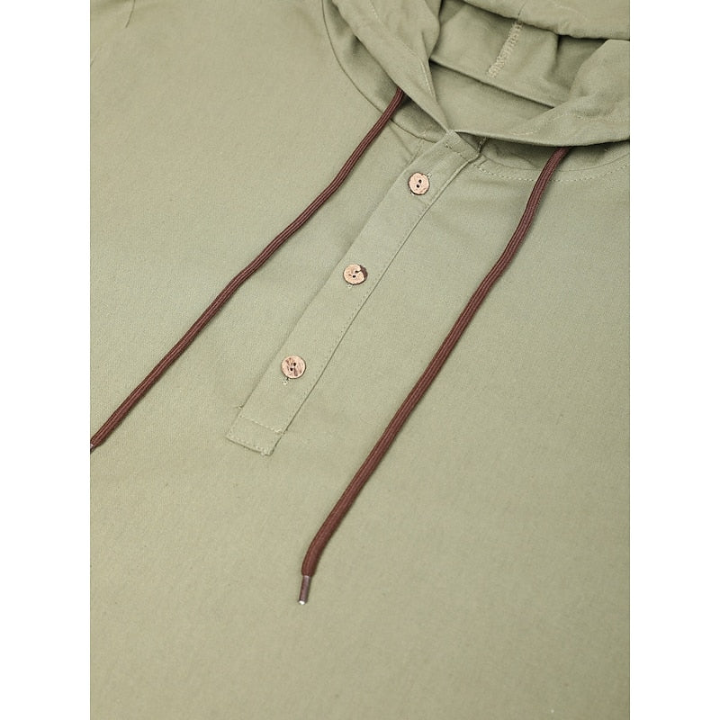 Edmund Galbraith | Chemise légère à capuche en lin pour homme