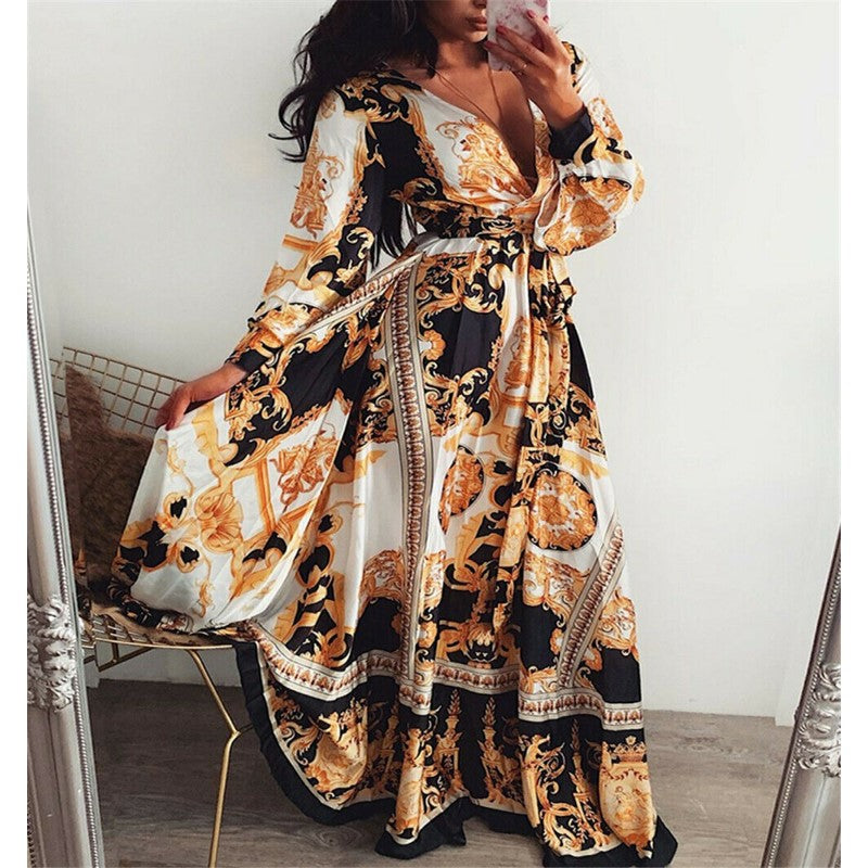 Isabella Conti | Riviera Bohemian Maxi Dress Luxe