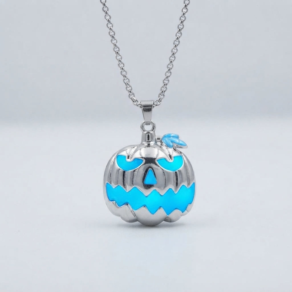 Lantern Light | Glowing Pumpkin Halloween Necklace