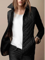 Beatrice Turner | Quilted Jacket with Turned-Down Collar