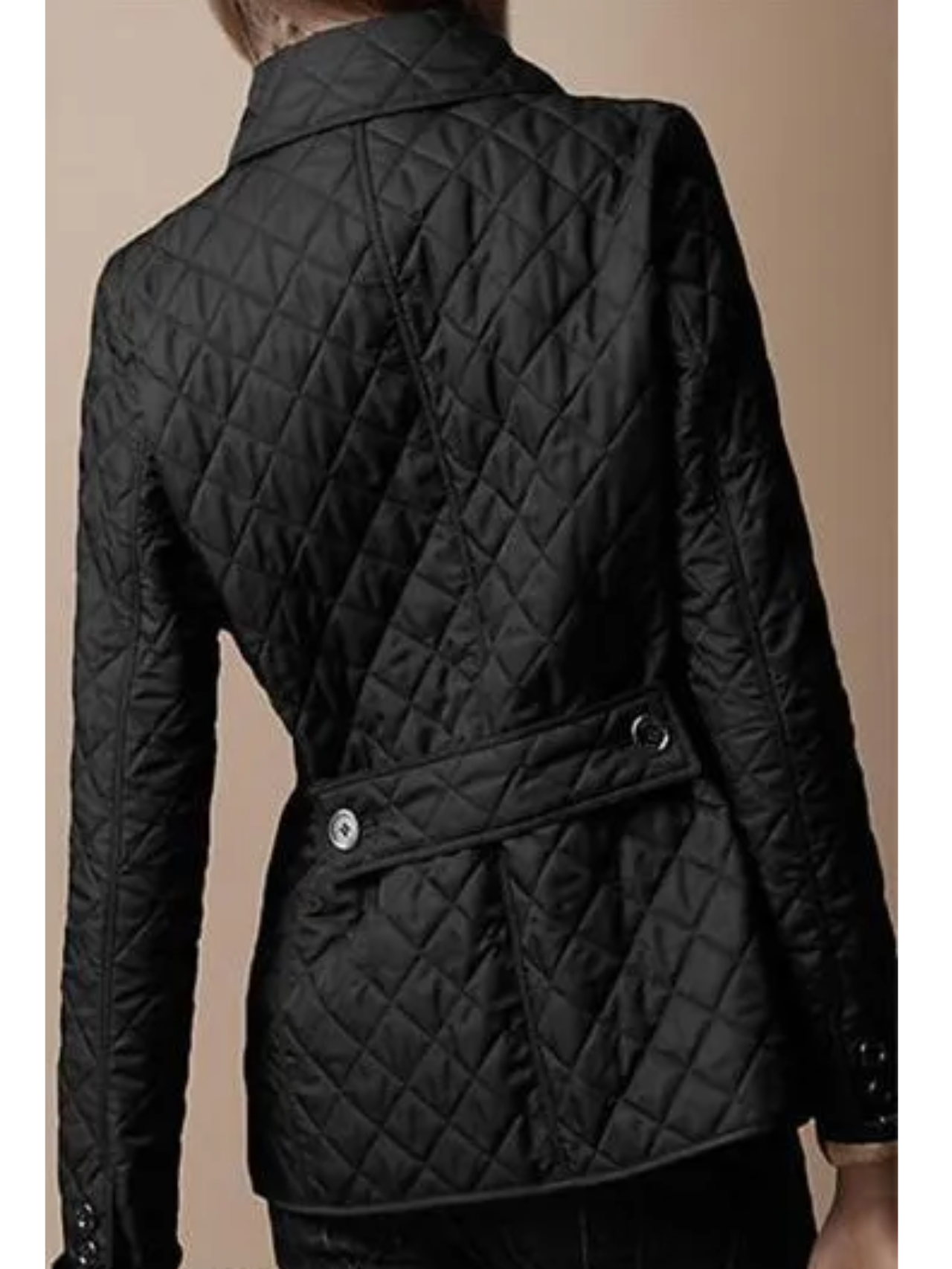 Beatrice Turner | Quilted Jacket with Turned-Down Collar