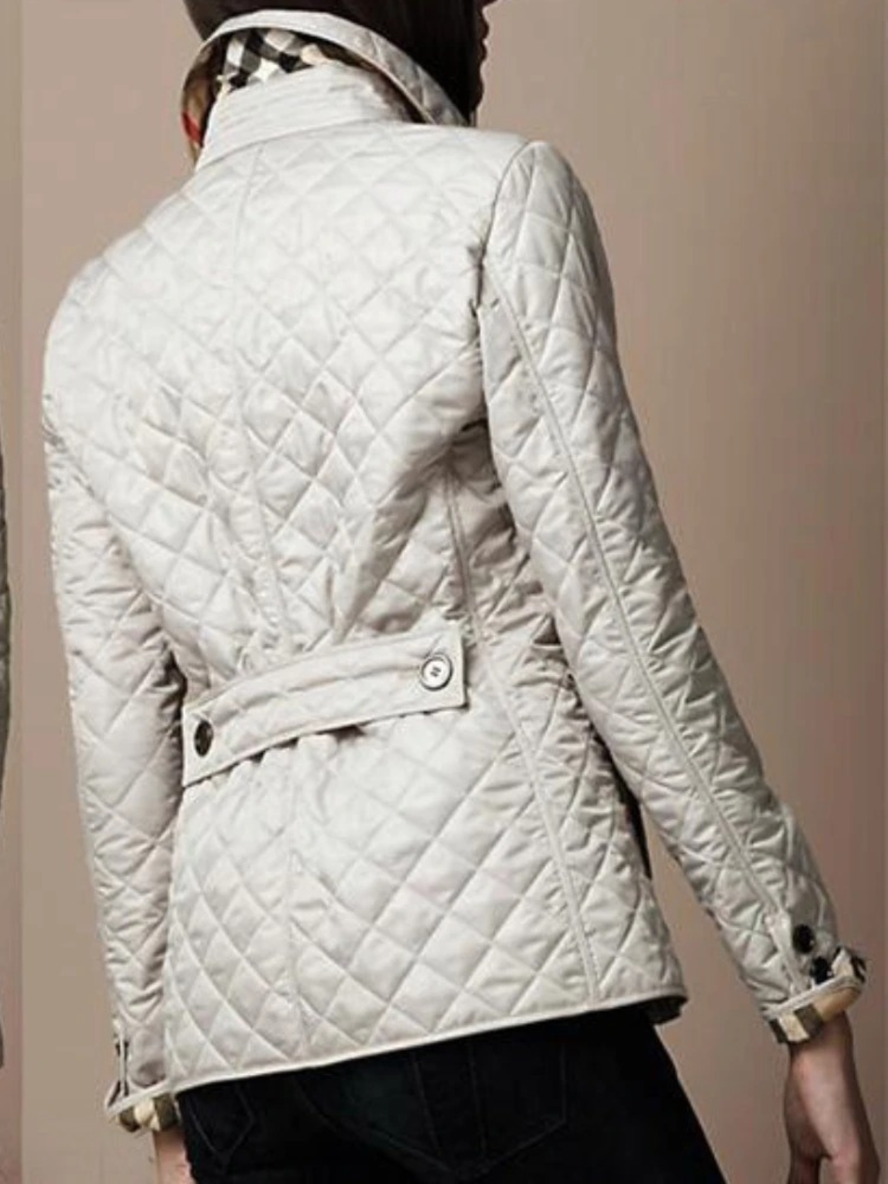 Beatrice Turner | Quilted Jacket with Turned-Down Collar
