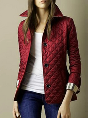 Beatrice Turner | Quilted Jacket with Turned-Down Collar