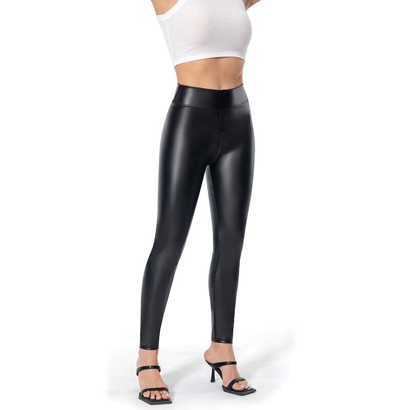 Harriet Cooper | Pantalon en similicuir mat taille haute