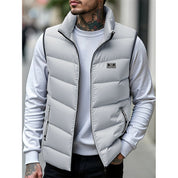 Florence Shaw | Red Quilted Padded Gilet for Women