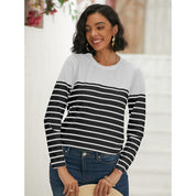 Marianne Radcliffe | Striped Long Sleeve Top
