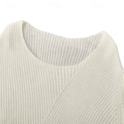 Henry Blackwell | Cream Waffle Knit Sweater for Men