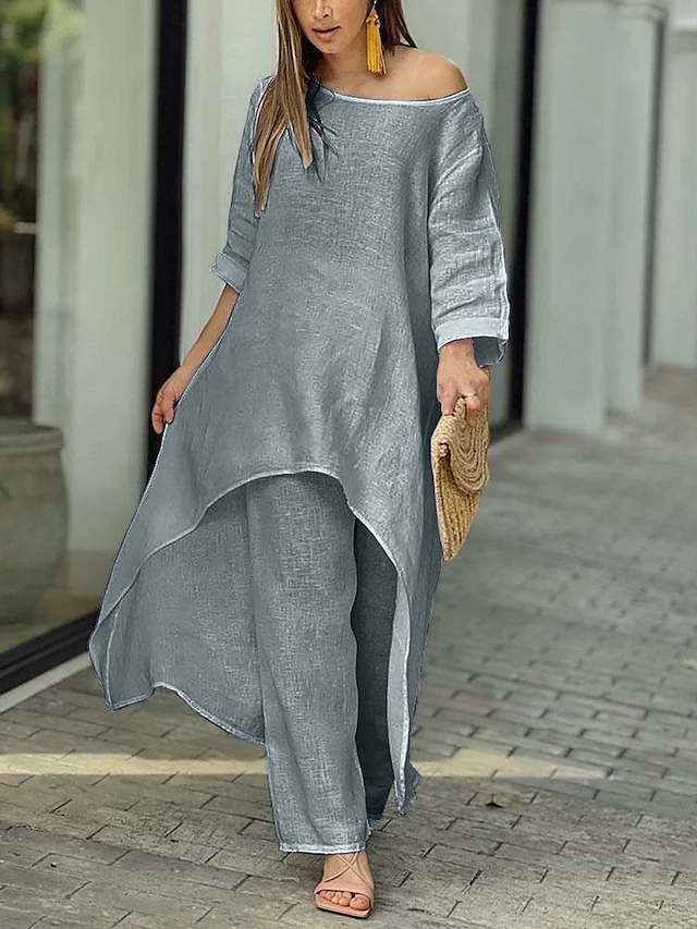Alicia Brady | Flowing Two-Piece Tunic Set For Women